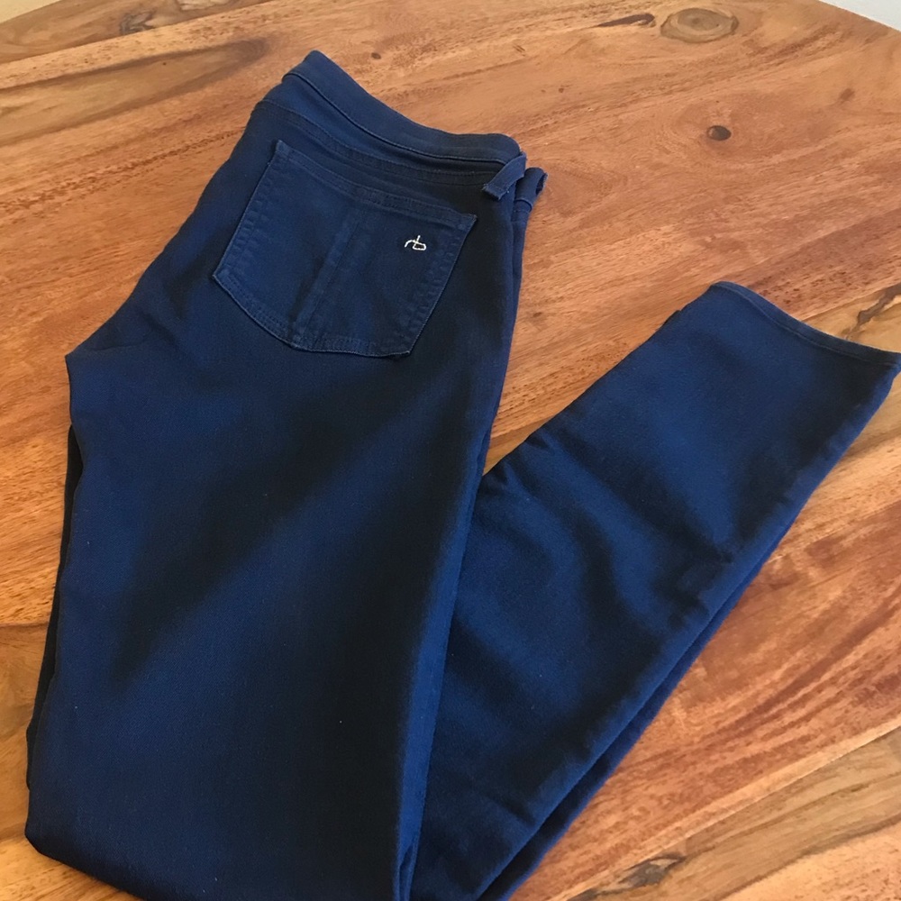 New Rag And Bone Jeans/Leggings Cadet Blue Size 29 - image 2